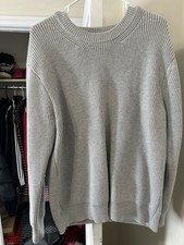 Maison Margiela Grey Oversized Knitted Sweater Size Medium Good Quality