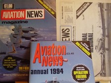 JOB LOT X 8 AIRCRAFT AVITION NEWS MAGAZINES 1982 TO 1994