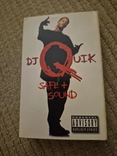 DJ Quik - Safe + Sound Single Vintage 1995 Gangsta Rap Cassette Tape | Rare