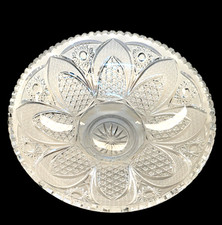 Stunning Vintage 12" Bohemian Hand-Cut Lead Crystal Master Centerpiece Bowl