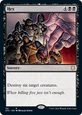 2021 Magic: The Gathering: AFC - Hex (#101, R, Near Mint)
