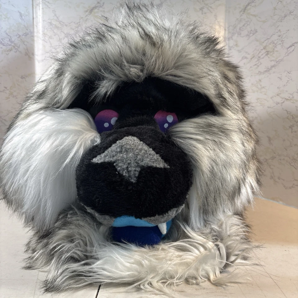 Wolf Head Furry Costume Mascot Mask - Mesh Eyes - Image 2 of 4