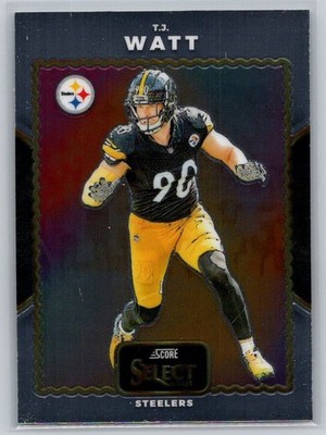 2024 Panini Select #15 T.J. Watt Score Select Throwback