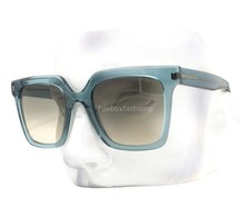 Giorgio Armani Sunglasses AR 8156 5934/32 Crystal Blue Gray Gradient with Case