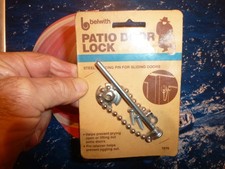 Sliding Patio Door Lock Pin  1970 by Belwith Sealed Package
