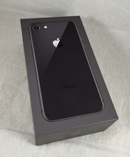 Apple iPhone 8 Space Black 64GB Retail Empty Box Sticker Sheet Only - No Phone
