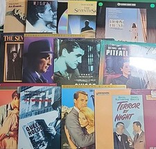 SUSPENSE / THRILLER COLLECTION LASERDISC LOT OF 12  NOT A DVD  