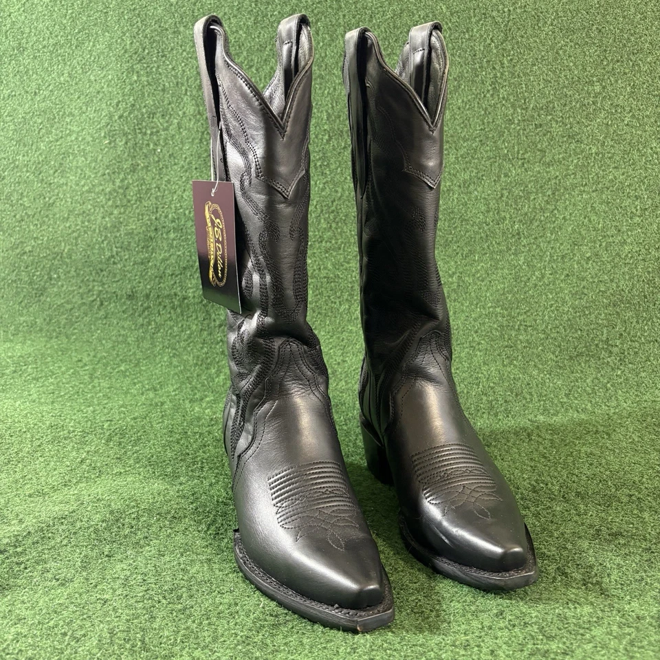 Botas de caubói femininas JB Dillion Reserve biqueira pontiaguda preta JB4020 C tamanho 6.5 - Imagem 3 de 4