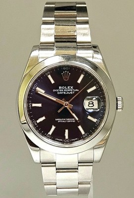 Rolex Datejust 41  126300 Stainless Blue Dial Oyster Bracelet