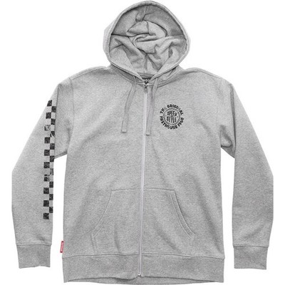Fasthouse Origin Zip Hoody, Heather Grey