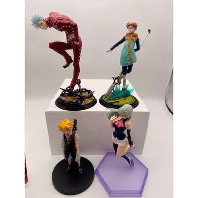 Seven Deadly Sins Figure Lot Tsume Ban King Pop Up Parade Elizabeth Meliodas Box