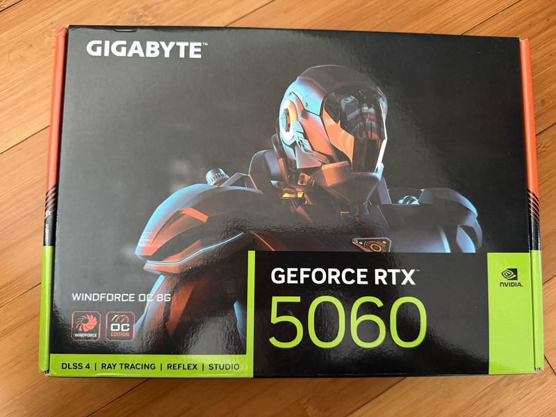 Gigabyte NVIDIA GeForce RTX 5060 WINDFORCE OC 8GB GDDR7 Graphics Card 2512MHz