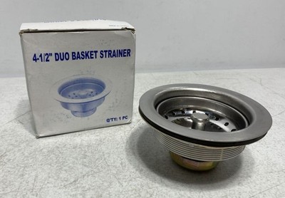 Component Hardware E38-1010 Basket Drain 3-1/2'' Sink Opening