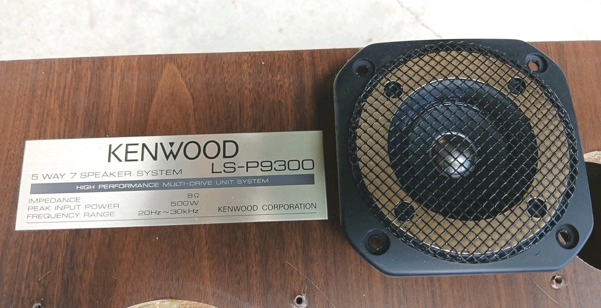 1 One Gold Tweeter From Kenwood LS-P9300 Speaker T03-0363-06 Trio