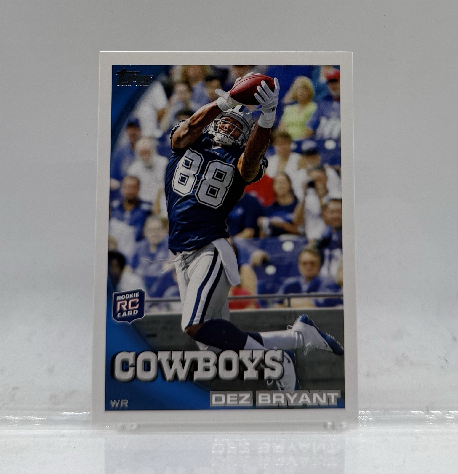 2010 Dez Bryant Topps Chrome Football Rookie RC Base Card #425 Dallas Cowboys