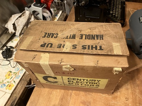NOS Century 8-104641-21 Motor C654 (B319) 3/4 HP 115/230V 1725 RPM CS K56 5/8 - Picture 18 of 24