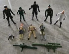 Vintage GI Joe Figures Scarlett, Medic, Trip Wire & SGT Rock, Guns & More!!!