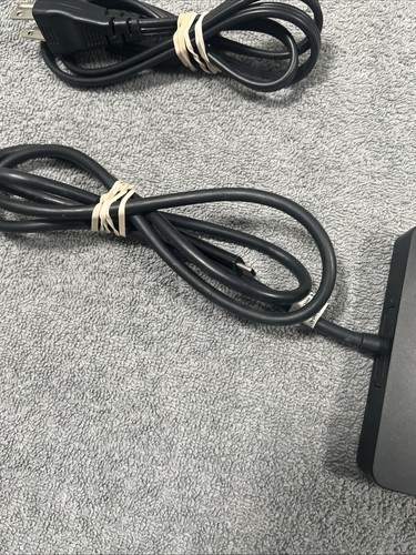 GENUINE Dell WD15 K17A USB-C Docking Station K17A001 WITH DELL 130W AC Adapter - Picture 7 of 9