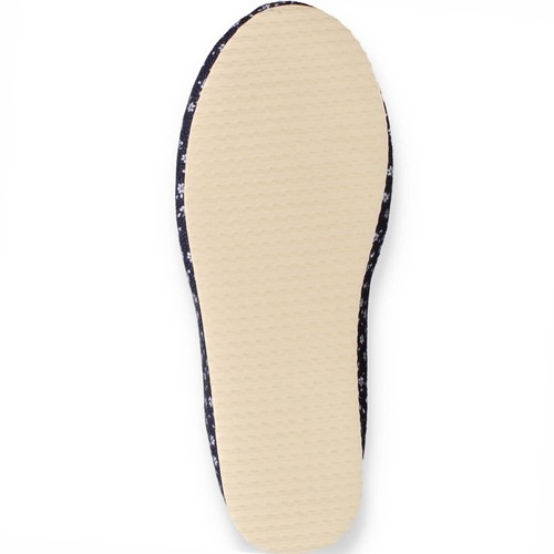 Damen Hausschuhe Ballerinas Blau Blumenmuster Gr. 36-42 filsko Garderen - Bild 7 von 8