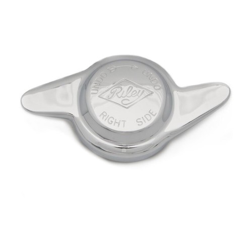 NEW RILEY LOGO RIGHT HAND WHEEL SPINNER HUB NUT MORE PARTS IN STOCK FAST POST - Picture 1 of 2