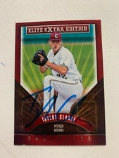 Taylor Clarke 2015 Signed Elite Extra Team Card