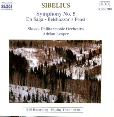 Sibelius - Symphony No. 5, Adrian Leaper - CD, VG