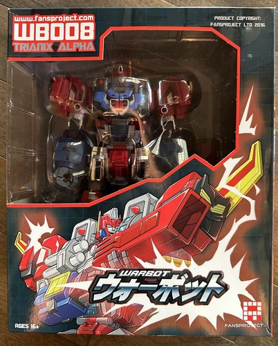 Transformer Fansproject Warbot TRIANIX ALPHA WB008 Diaclone Masterpiece ...
