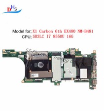 01YR210 For Lenovo Thinkpad X1 Carbon 6th Gen Motherboard I7-8550U 16GB