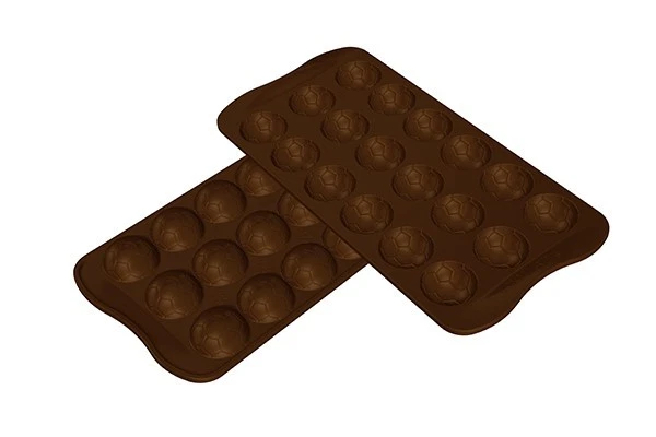 STAMPO CIOCCOLATINI IN SILICONE SCG 34 - CHOCO GOAL CALCIO della linea Easy  Choc