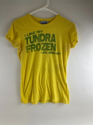 Great to be here T-Shirt Women's Size S Round Neck Short Sleeve *TUNDRA FROZEN*