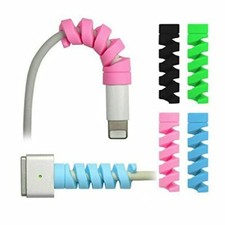 12 Pack Charging Cable Protector Spiral Tube Wire Protectors Cord Sleeve