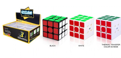 2x Speed Cube Magic Puzzle 3x3x3 Aufkleberloser Twist 3x3 X-Mas Geschenk sehr glatt