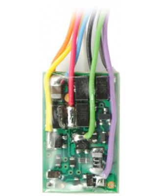 TCS M4 ~ HO & N Scale ~ DCC Motor Decoder ~ Hard Wire Harness ~ 4 Functions 1011