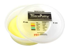  Cando Theraputty Standard Hand Exercise Putty - 4 oz - Yellow - X-soft