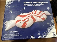 CANDY SNOWGLIDER Inflatable Winter Sled for 2 Riders SNOWTUBE 6+ New /Sealed