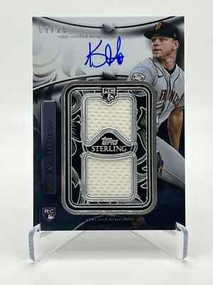 2024 TOPPS STERLING ROOKIE PATCH AUTO KYLE HARRISON SBDB-KH #09/25