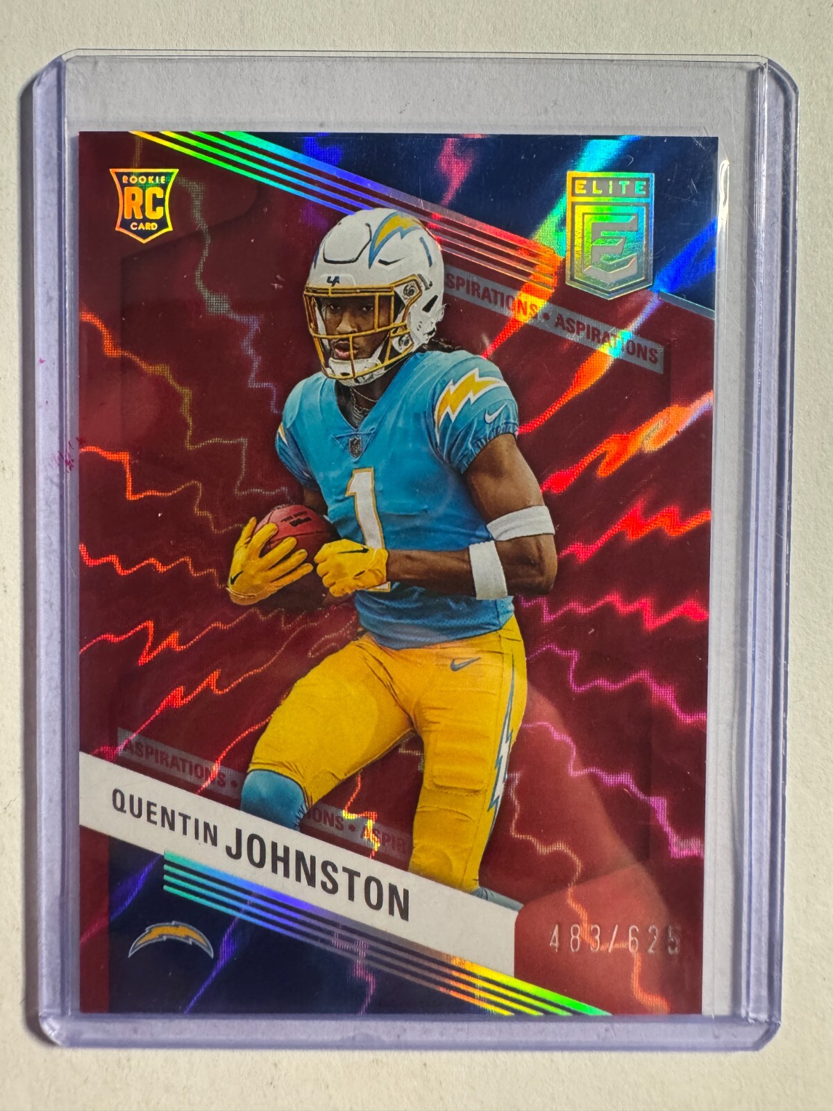 K298,019 - 2023 Elite Aspirations Shimmer #176 Quentin Johnston #/625