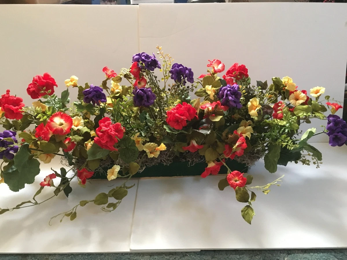 Window Box Artificial Flower Arrangements Best Flower Site