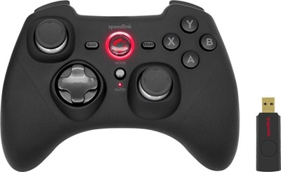 SPEEDLINK RAIT Gamepad kabellos geeignet für PC/PS3/Switch Controller schwarz