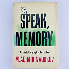 SPEAK, MEMORY-An Autobiography Revisited-Revised-VLADIMIR NABOKOV 1966 HC DJ
