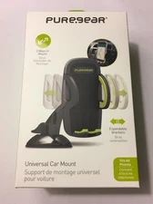 PureGear Heavy Duty Universal 360° Car Mount, Fits All Phones, Suction/Air Vent