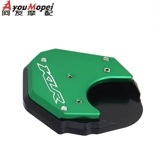 CNC Kickstand Side Stand Enlarge Enlarge Pad For Kawasaki KLR 650 2008-2023 - Picture 4 of 11