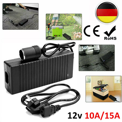 Netzteil KFZ Auto Von 220V Auf 12V Adapter AC DC Steckdose Zigarettenanzünder