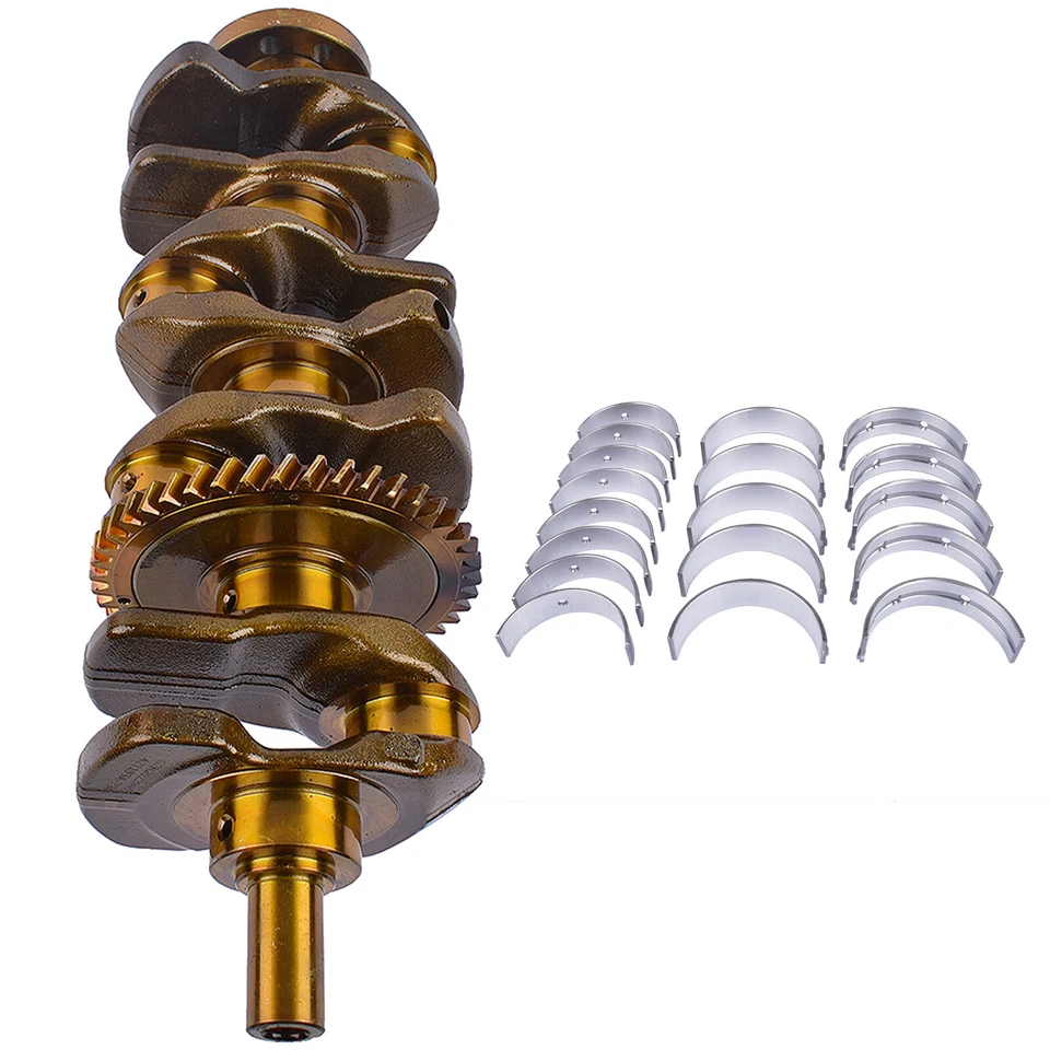 Cigüeñal + Juego de cojinetes de varilla principal y con para Toyota Corolla Matrix Highlander tC Foto 3 de 4