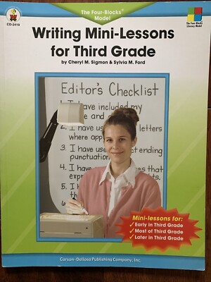 Writing Mini-Lessons for Third Grade, Four Blocks, Cheryl Sigmon & Sylvia Ford