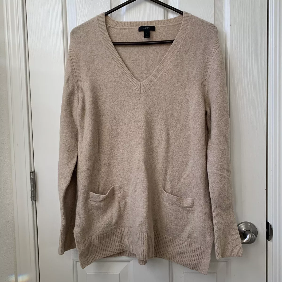 J crew merino hotsell wool v neck sweater