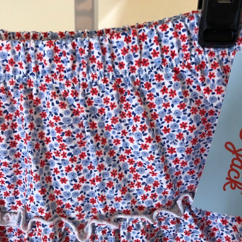 Cat & Jack NWT Girls' Pink Blue Floral Tiered Skort Size M (8) - Picture 3 of 8