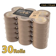 1/30 Rolls Shipping Packaging Box Packing Sealing Tape 2 mil 2"x110 Yards 330FT