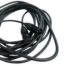 25ft Microphone Audio Cable Cord Male to Female noiseless low capacity/impedance