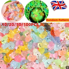 HOT 10-100x Resin Mini Animal Luminous Tiny Animal Micro Landscape Fairy Garden
